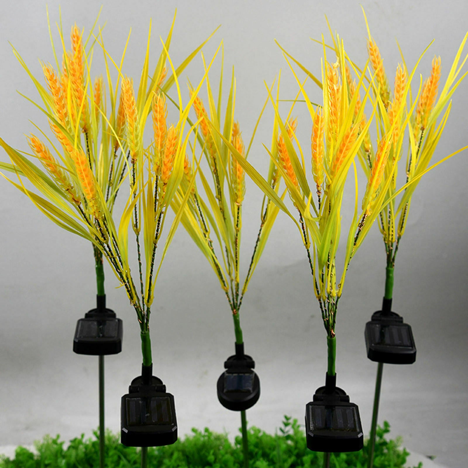 Solar Garden Stake Lights Street LED Solar Powered Landscape Festival Wheat