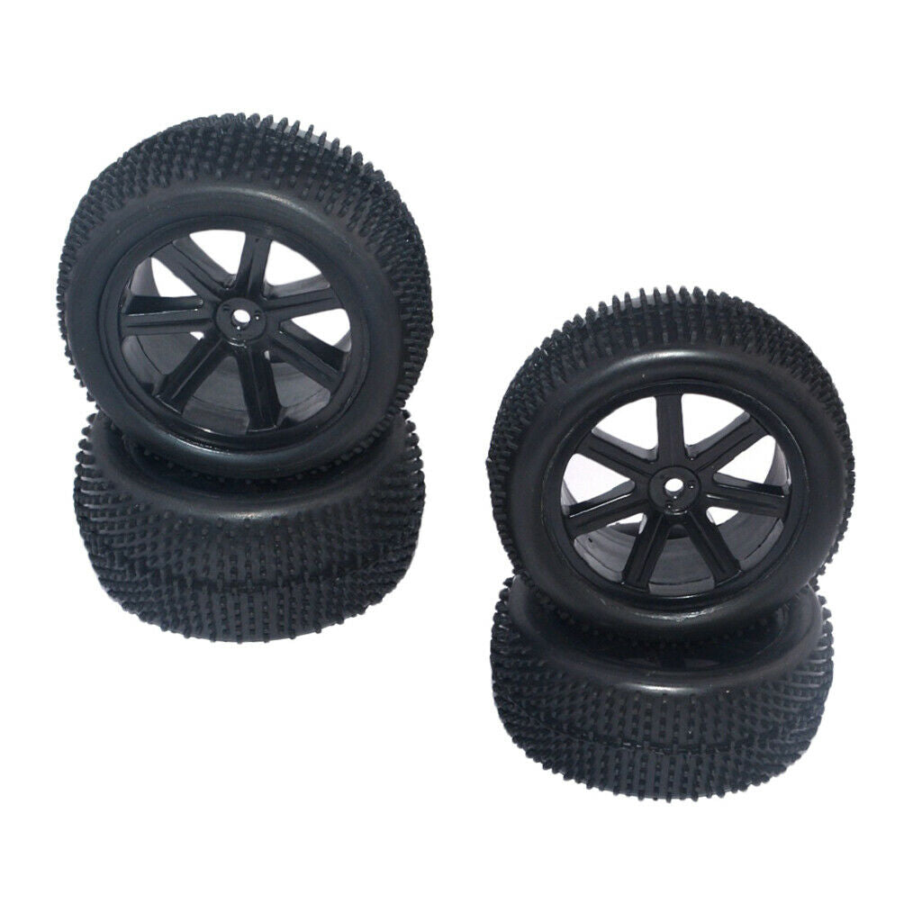 RC Car 1/10 Scale  Buggy Car Wheel Rims & Rubber for HSP Kyosho HPI