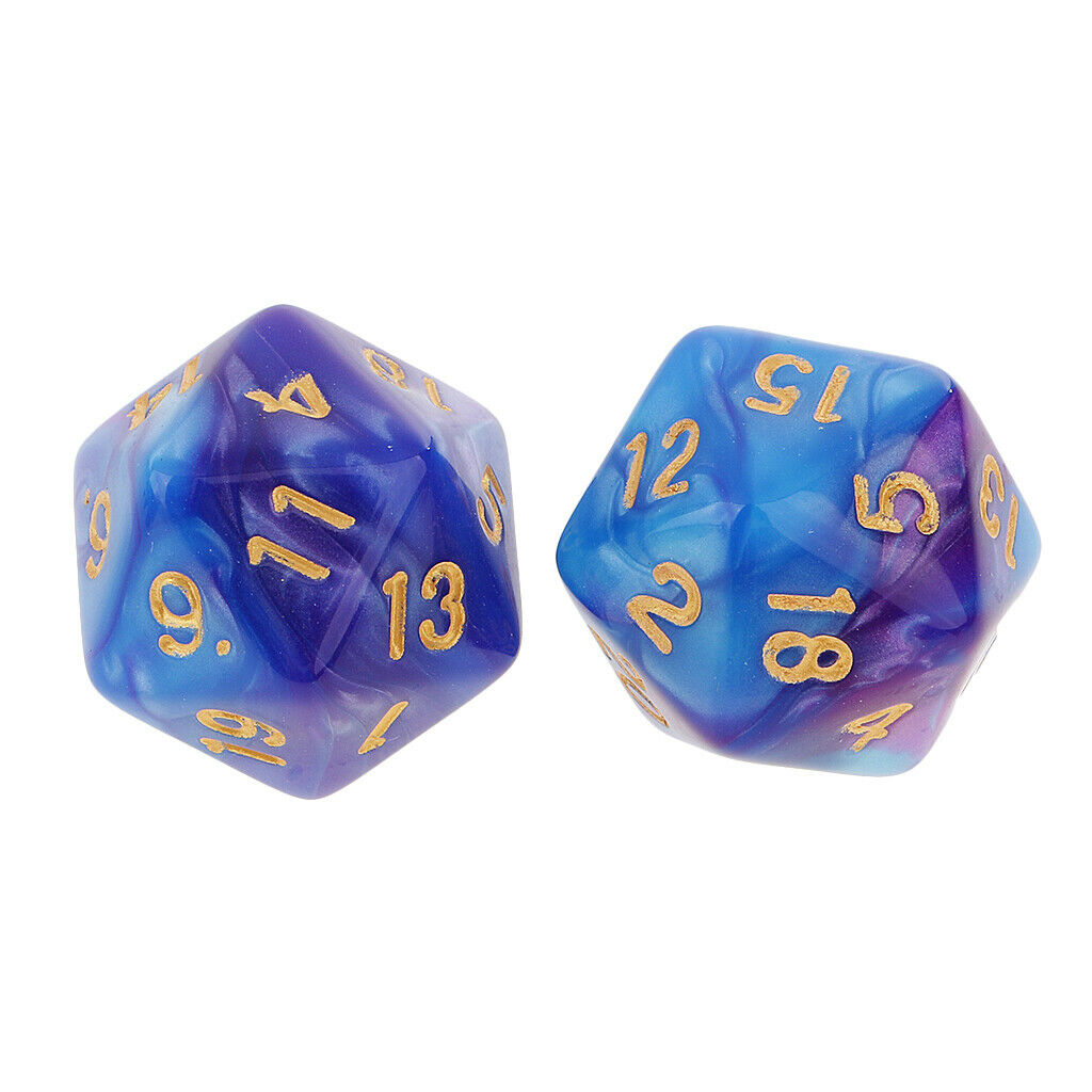 Set of 30PCS D20 Polyhedral Dice for MTG RPG Dungeon & Dragons Board Game