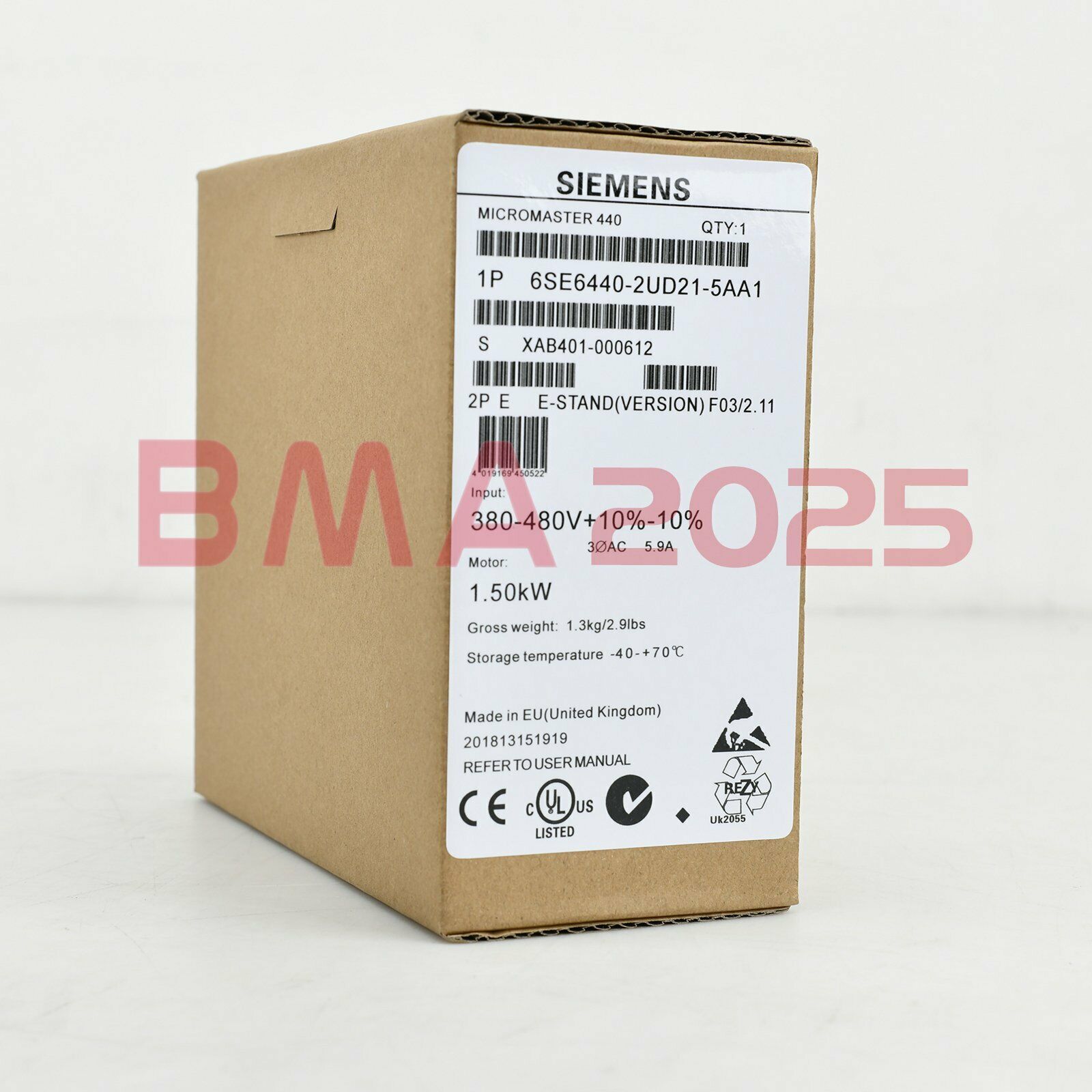 1PC New Inverter 6SE6440-2UD21-5AA1 1.5KW 380V 1year warranty free ship SM9T