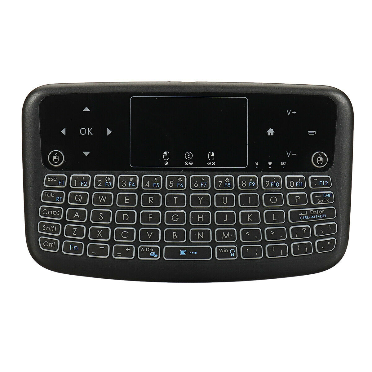 Wireless Mouse Keyboard Mini Touch Smart Keyboard 7 Colors Backlit 2.4G