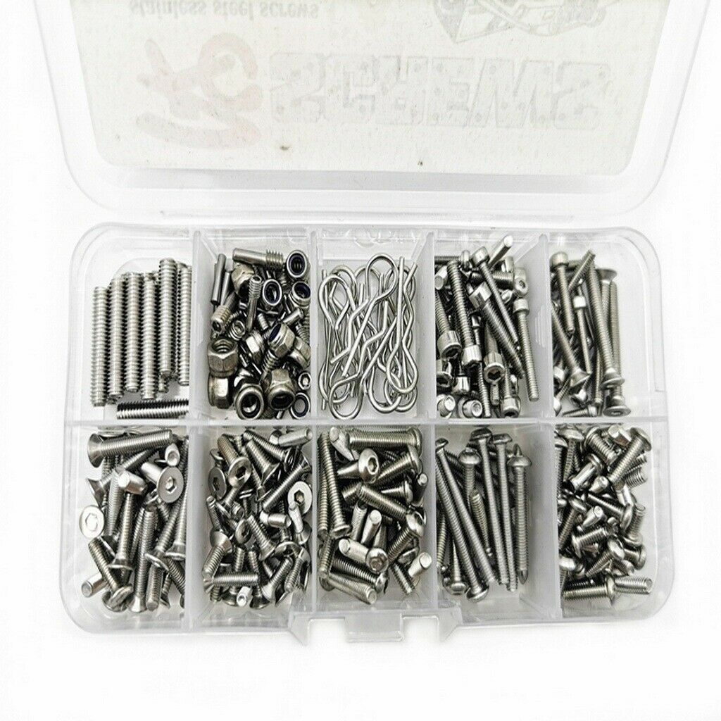 RC Crawler Screws Crawler Stainless Screw Kits RC Car Accessories Durable