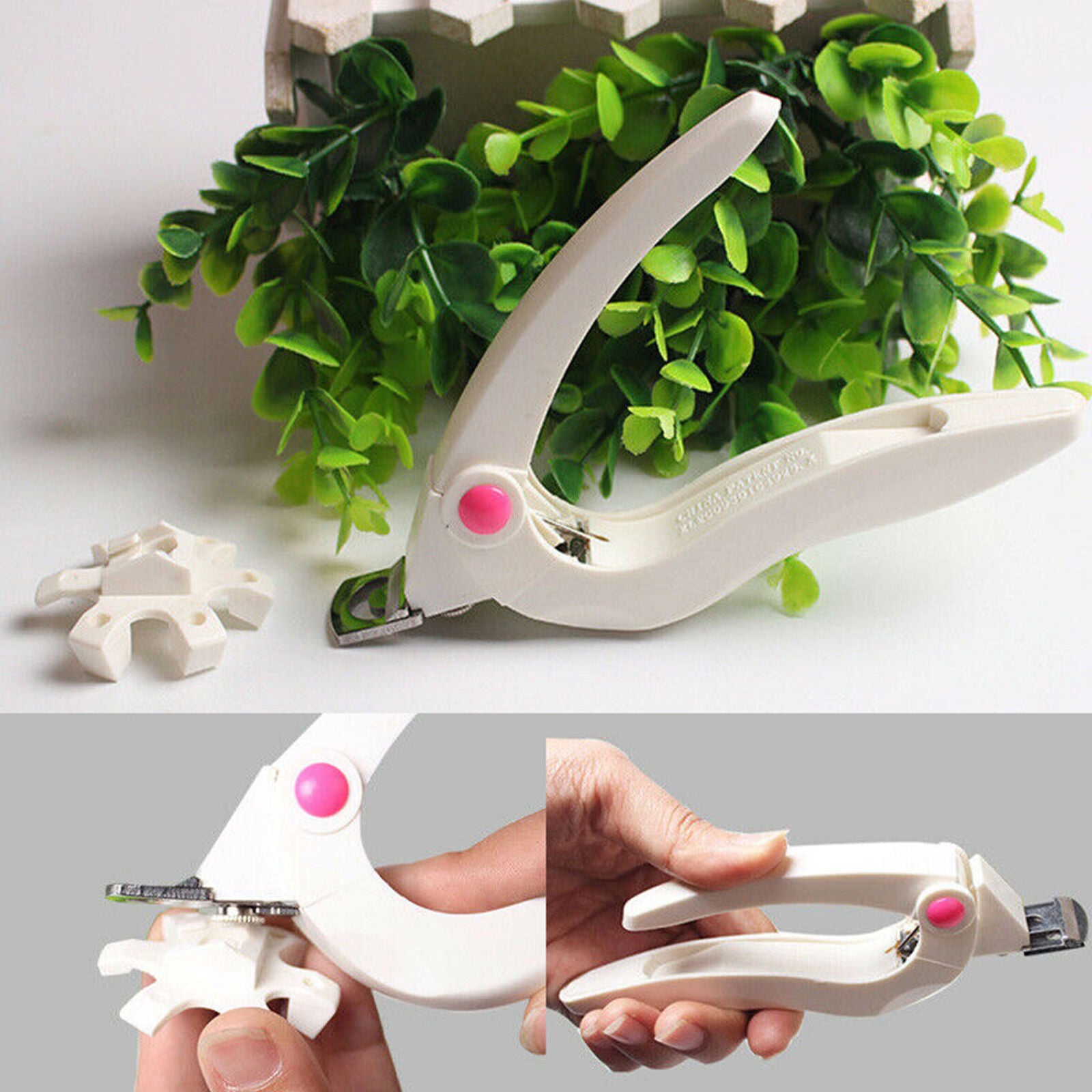 White False Tips Edge Nail Cutter Stainless Steel Nail Art Clipper Manicuring