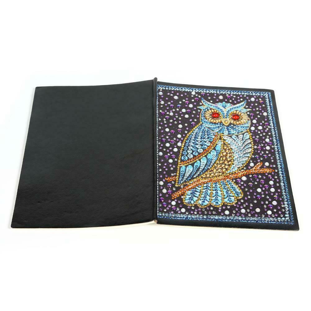 DIY Bird Special Shaped Diamond Painting 60 Pages A5 Notebook Diary Book @