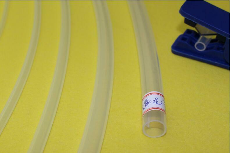 1m Length OD 6.35mm ID 4.35mm PTFE TEFLON Tubing Tube Pipe hose clear PP-EPDM