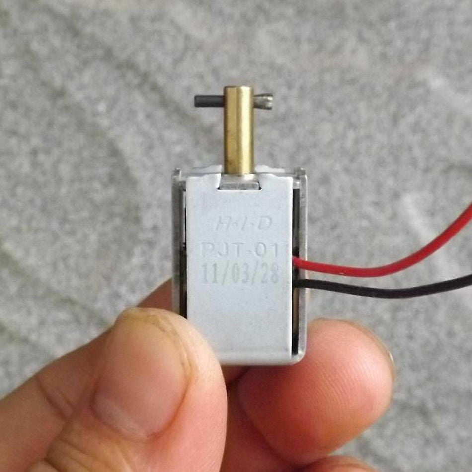 1PCS 5V-12V Pousser-Tirer Type SolÃ©noÃ¯de Ã‰lectro-aimant Miro Self-Holding Aimant