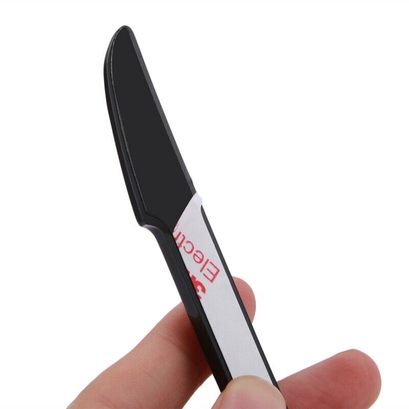 Hypersonic Car Door Edge Protectors Plastic Door Guard Black 4PCS L4T6
