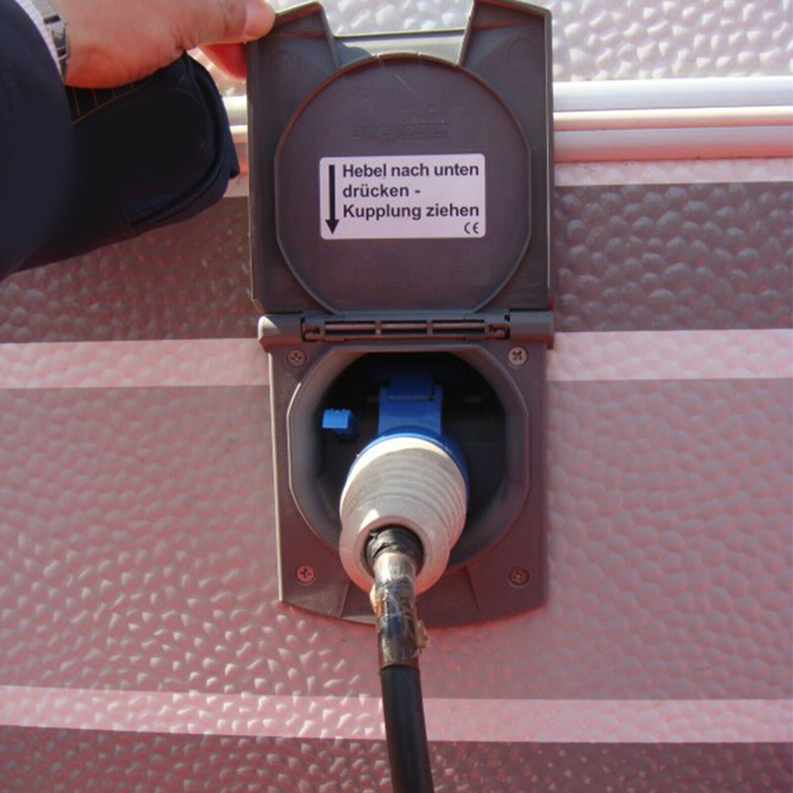 Camper RV External Flush Power Plug & Socket 220V 16A