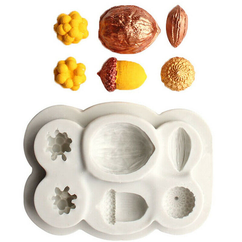 Nut Silicone Mold Fondant Mould Chocolate Mold Baking Cake Decorating Mou.l8