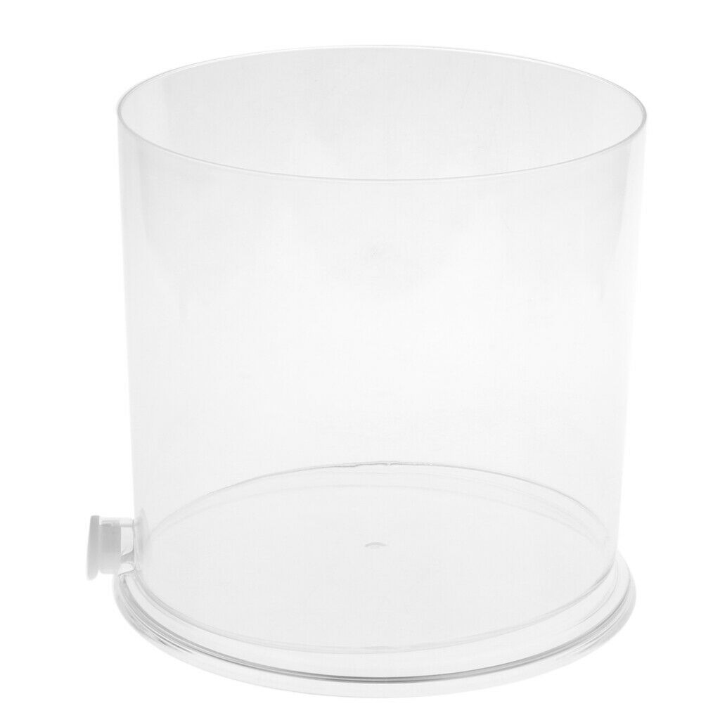 Transparent Acrylic Column Cylinder Aquarium Home Office Desktop Ornament