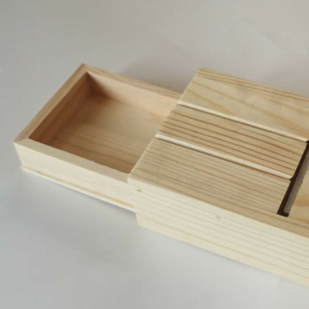 Wooden Soap Beveler Slicer Candles Loaf Cutter Shape Sharp Blade Handmade