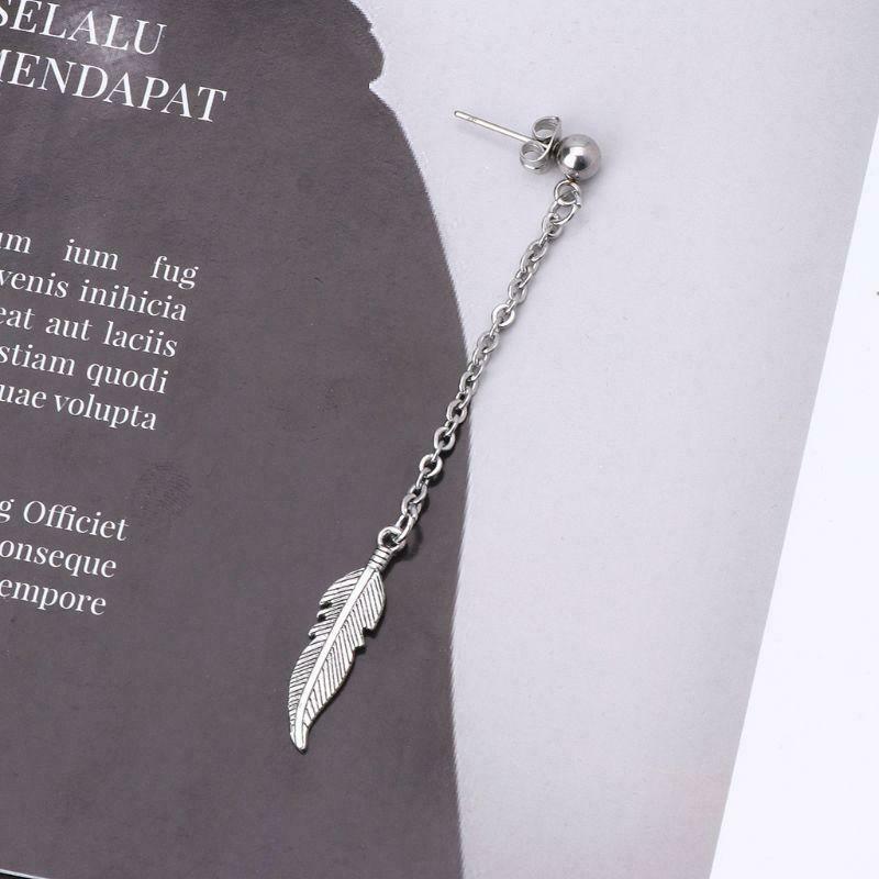 5Pcs KPOP Bangtan Boy Album Long Chain Drop Earrings Kit Korean Fashion Jewelry