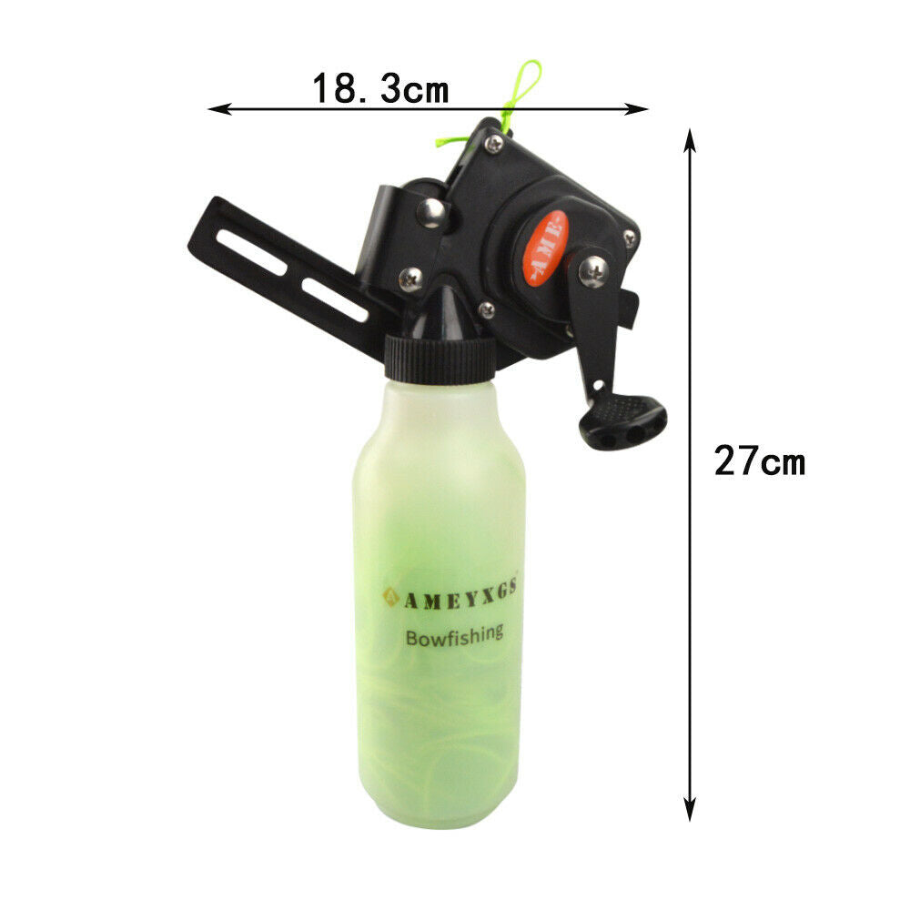 Archery Bow Fishing Rope Pot Reel Bowfishing Tools Compound Recurve Bow Hunting