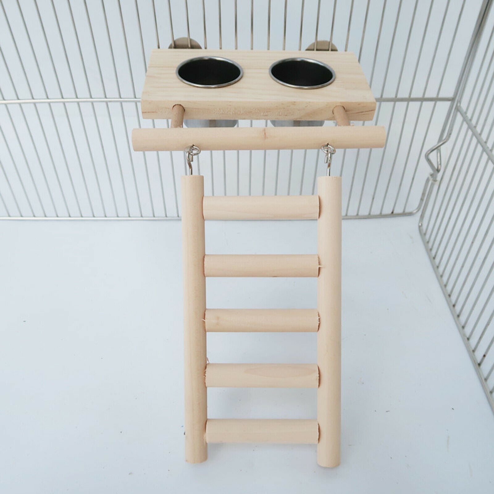 Parrots Bird Playground Wooden Perch Climbing Ladder Toys for Birds Parakeet