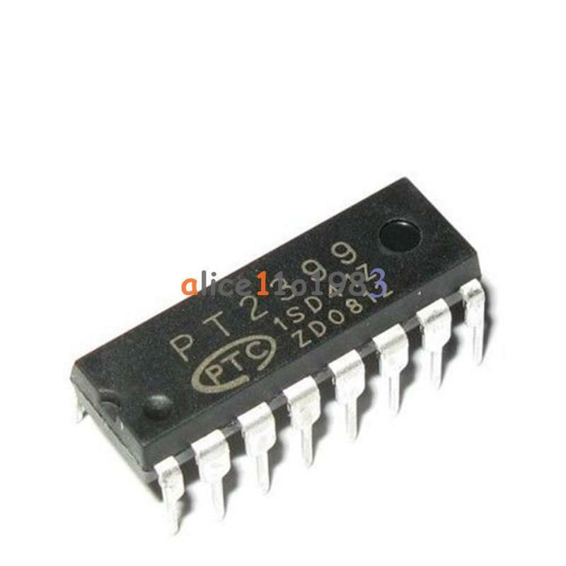 10Pcs PT2399 DIP-16 Audio Digital Reverb Processing Circuit Chip TOP
