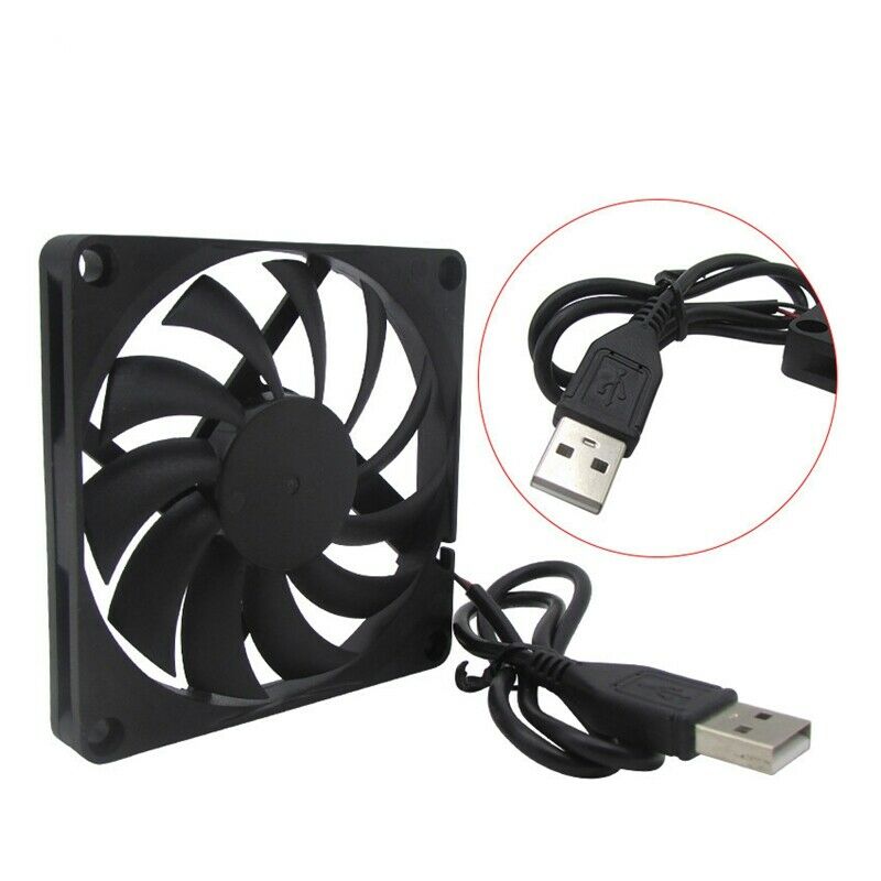 80mm 5V USB Fan 80mm 8cm 8015 Brushless DC Cooling Fan PC Computer Router CaI2J5