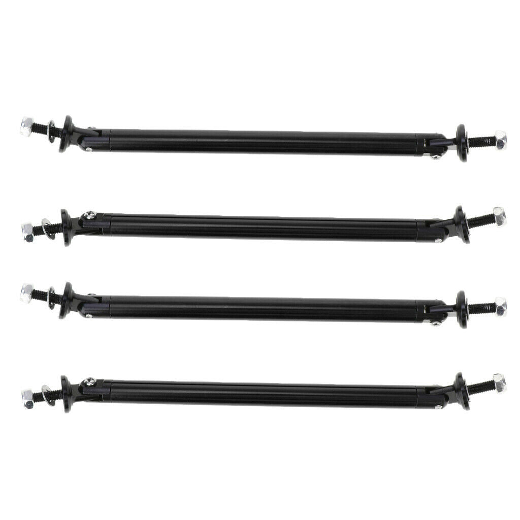 4 Pieces Front / Rear Adjustable Wind Splitter Bumpers