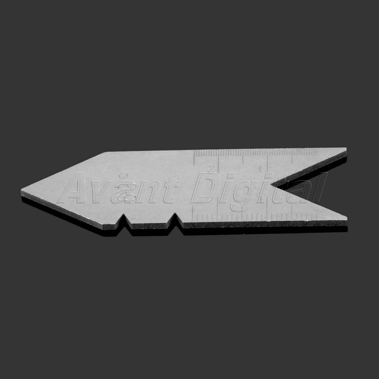 Metric 60 Degree Centering Gauge Thread Pitch Angle Testing Measuring Hand Tool