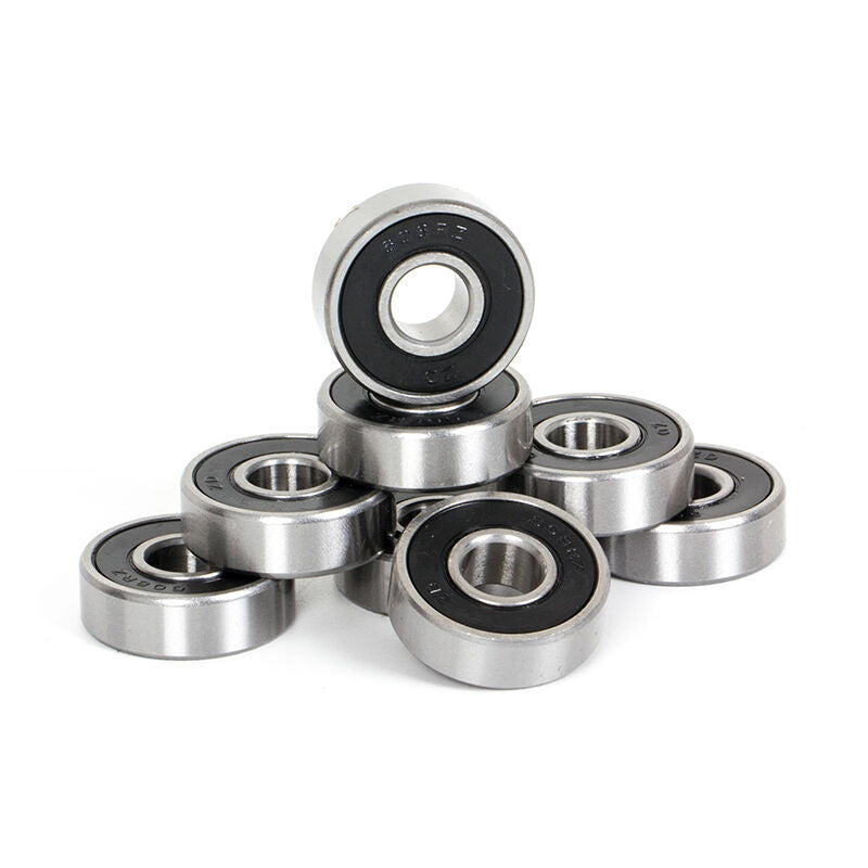 Kmise Skateboard Bearings ABEC 9 for Fidget Spinner Chrome Steel Black 8 Pcs
