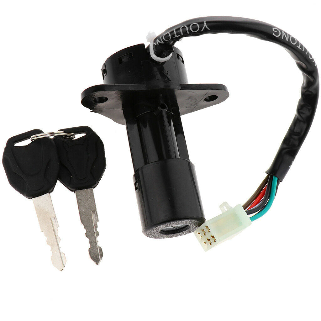 4 Or 6 Wires Motorcycle Scooter Electric Door Switch Lock Kit For Suzuki