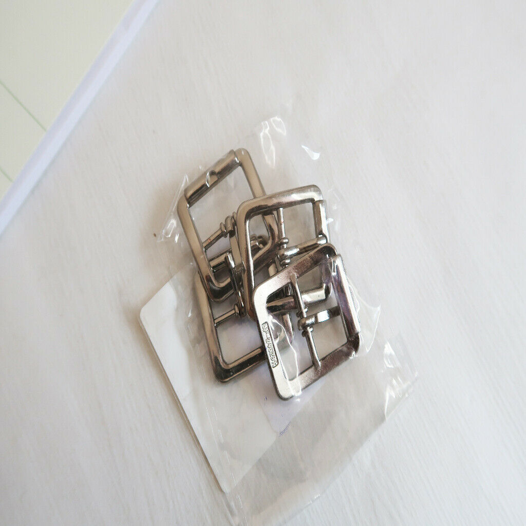 Pack of 4pcs Single Prong Belt Buckle Art Crafts for Bag Purse Wristband DIY