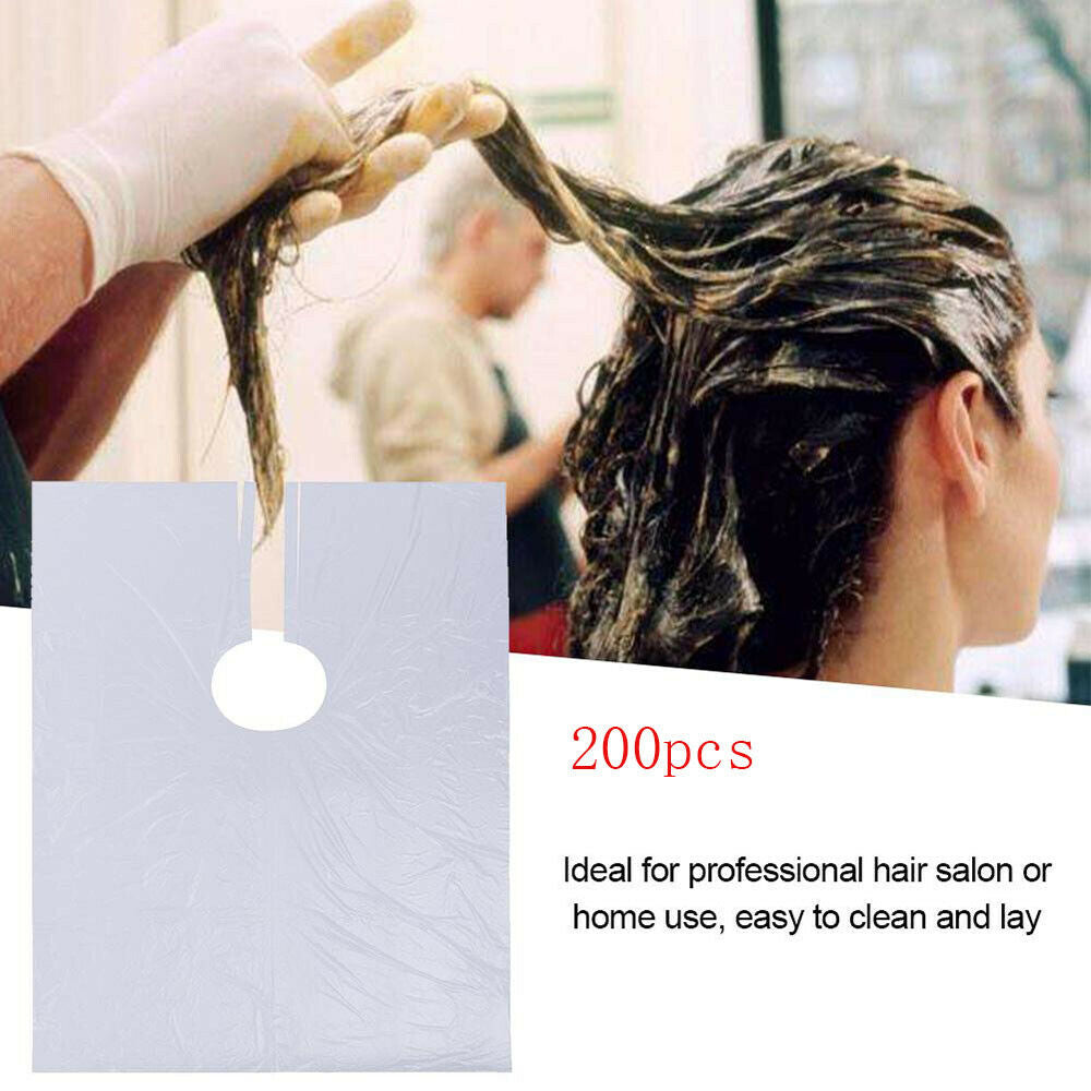 Professional Disposable Hairdressing Apron Waterproof Hair Cutting CapeX200