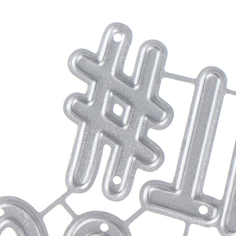 Digital Set Die Cut Numeral Metal Cutting Dies Stencil Scrapbooking Embos.l8