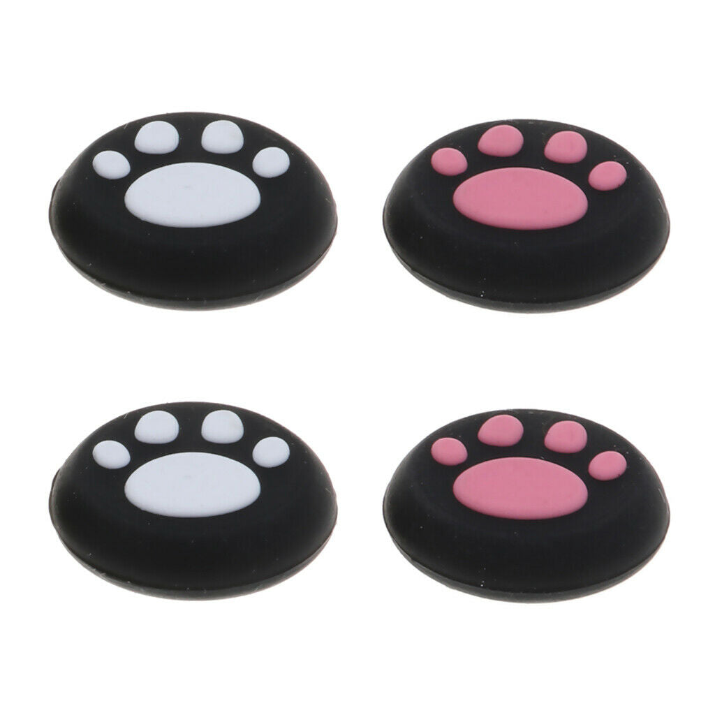 Pack of 4 Cat Claws Analog Stick Caps Cover Gaming Tools for PSV1000 2000