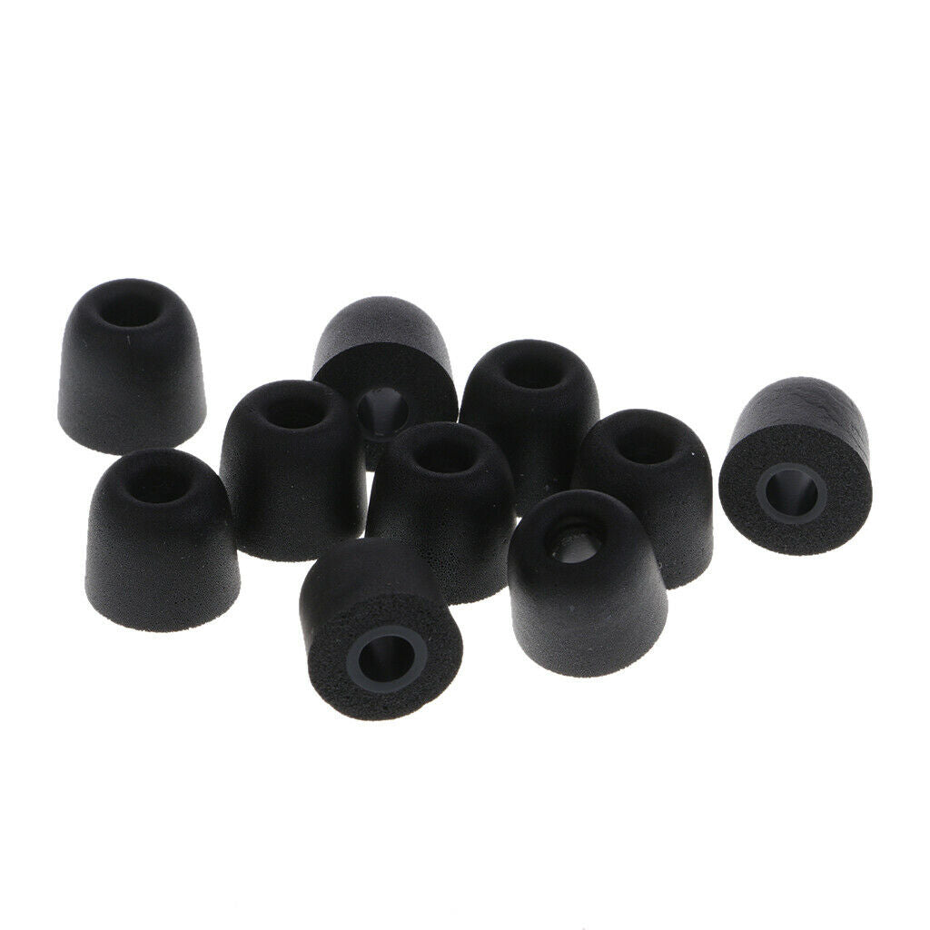 20x 4.5mm Eartips Bud Earbud Eargels Memory Foam Set For Earphone InEar