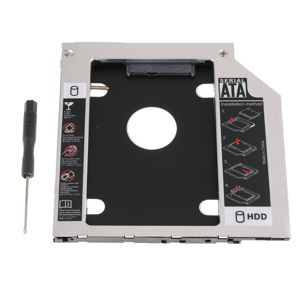 7mm / 9.0mm SATA 3.0 SSD Hard Drive Caddy Optical Bay Bracket for Computer