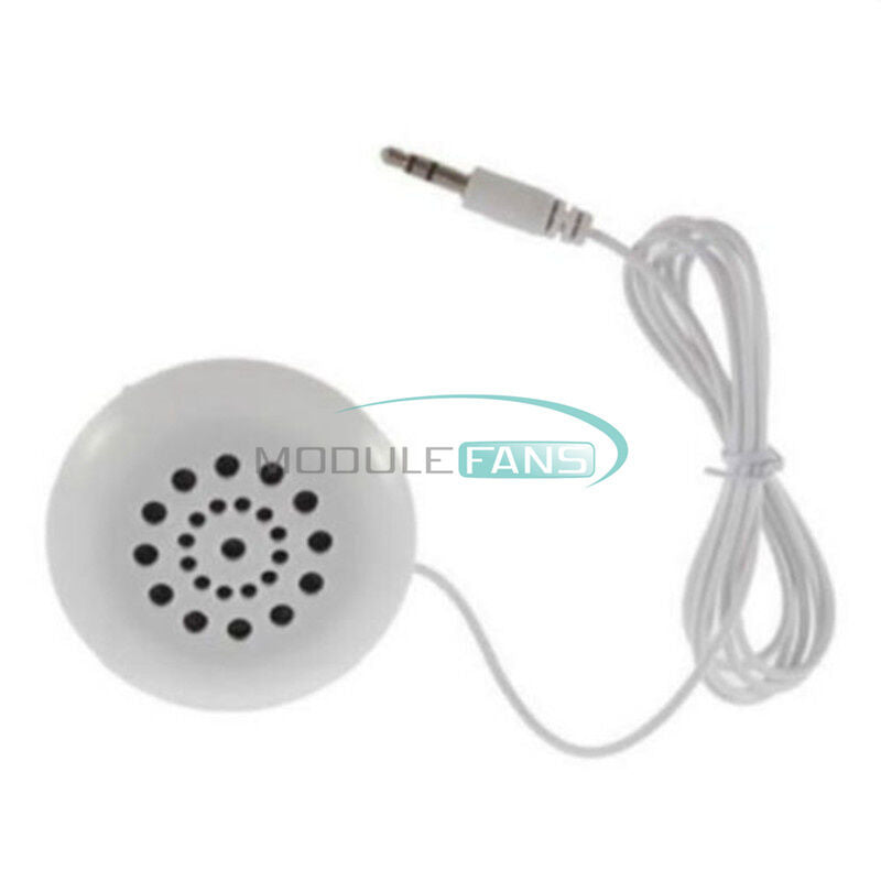 Portable 3.5mm Pillow Speaker for MP3 MP4 CD iPod Phone White New