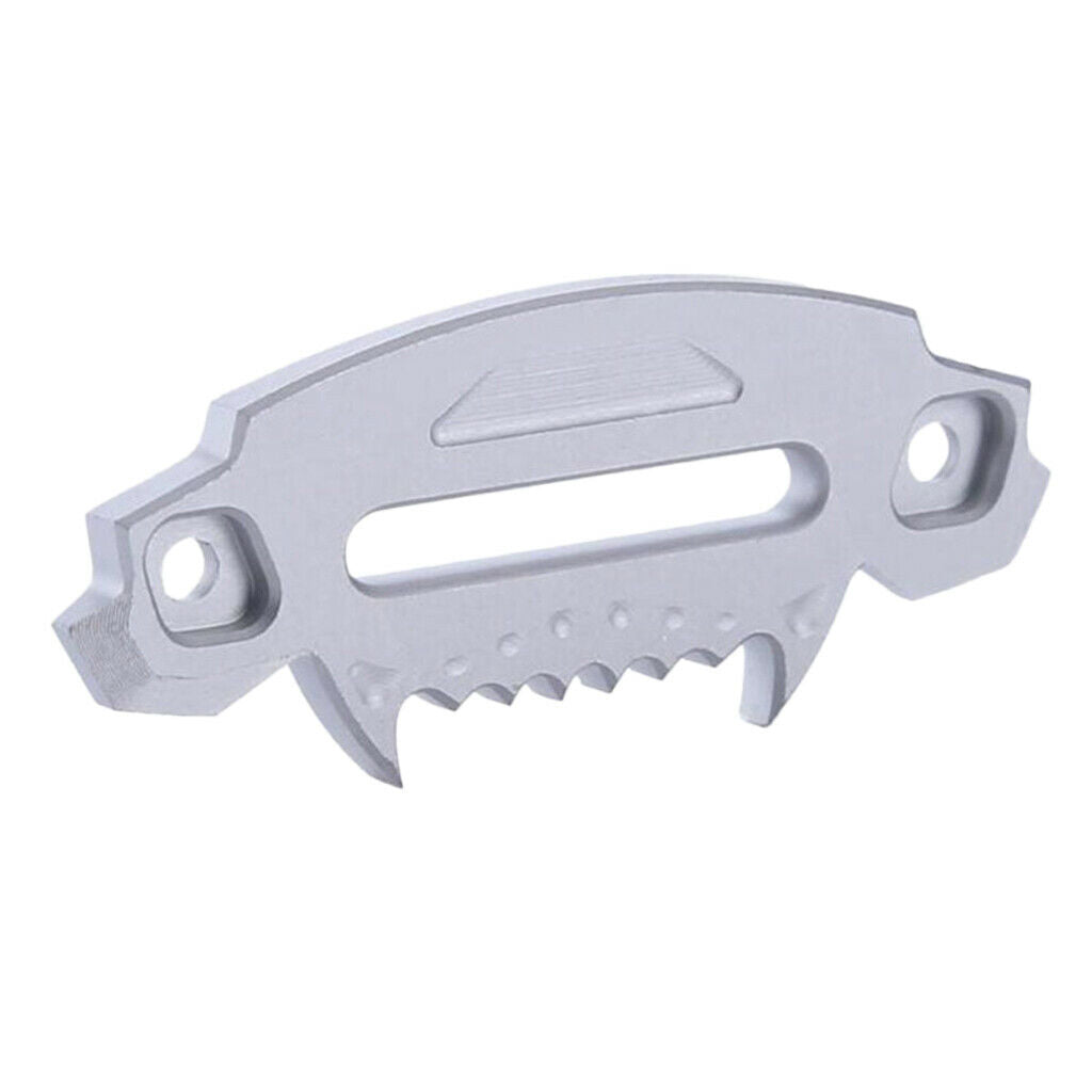 RC Winch Control Mounting Plate, Silvered For 1/10 TV Spare Parts