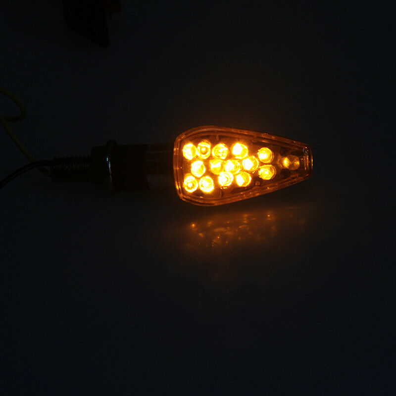 Motorcycle LED ABS Turn Signal Lights Indicators Blinker Universal For Kawasaki