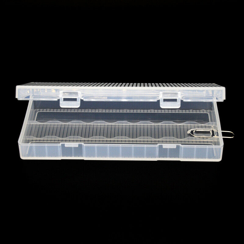 New 8x18650 Battery Holder Case Organizer Container 18650 Storage Box Hard Cover