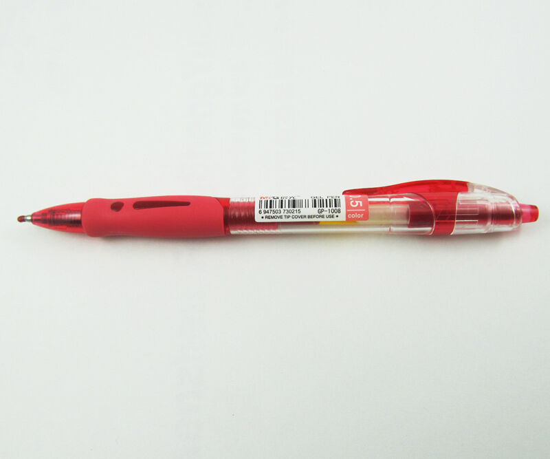 1pc M&G 0.5mm Retractable pipe Gel Ink Pens Red Color New