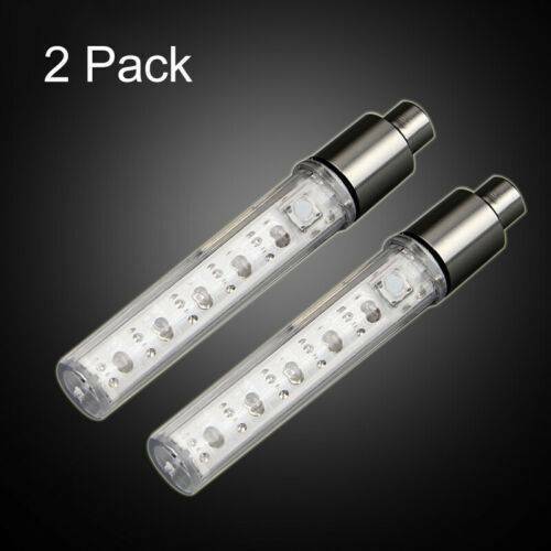 Pair 5-LED Flash Light Bicycle Motorcycle Car Bike Tyre Tire Wheel Valve Lamps