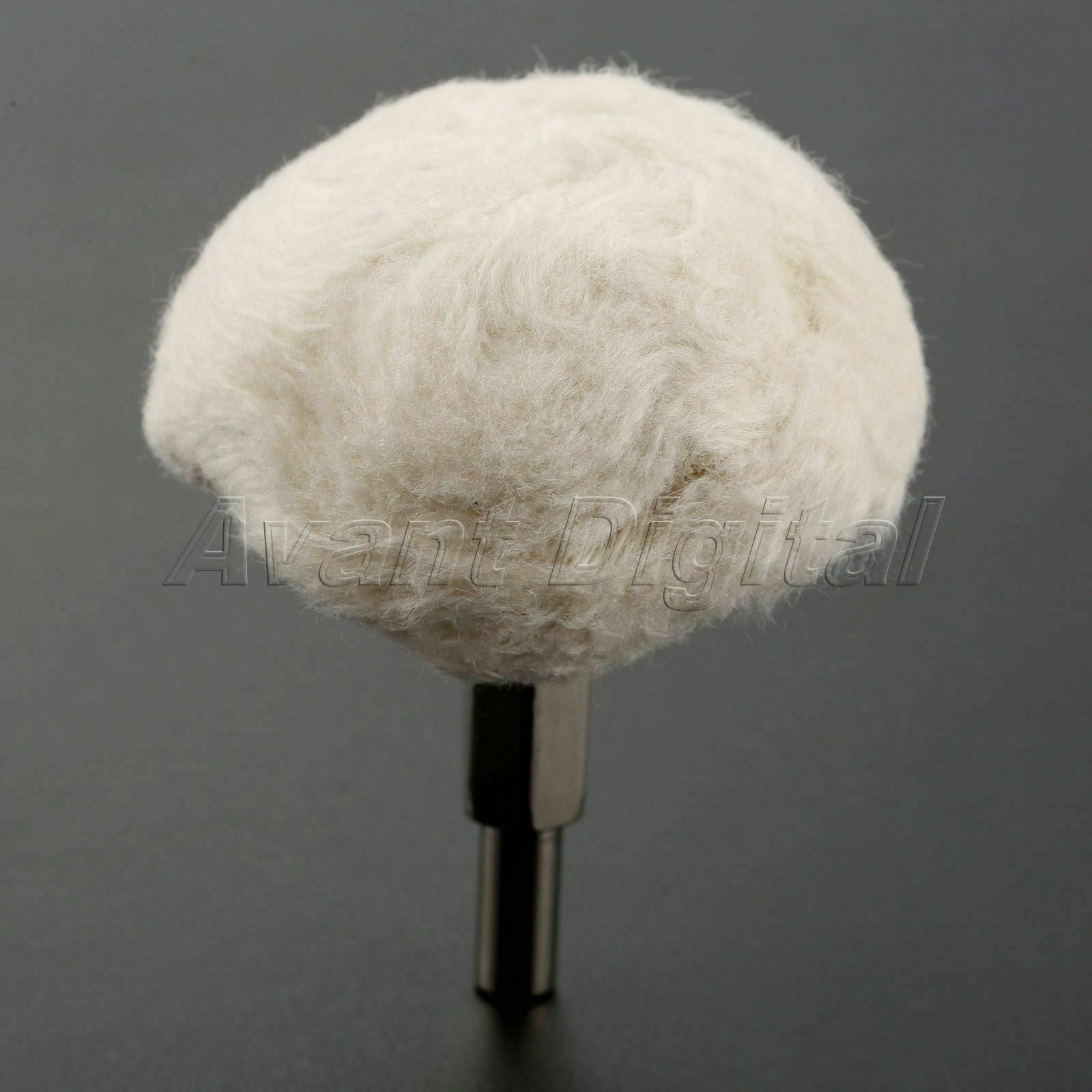 6mm Shank 50mm Cotton Polishing Buffing Wheels Pad Abrasive Crafts Rotary Tool