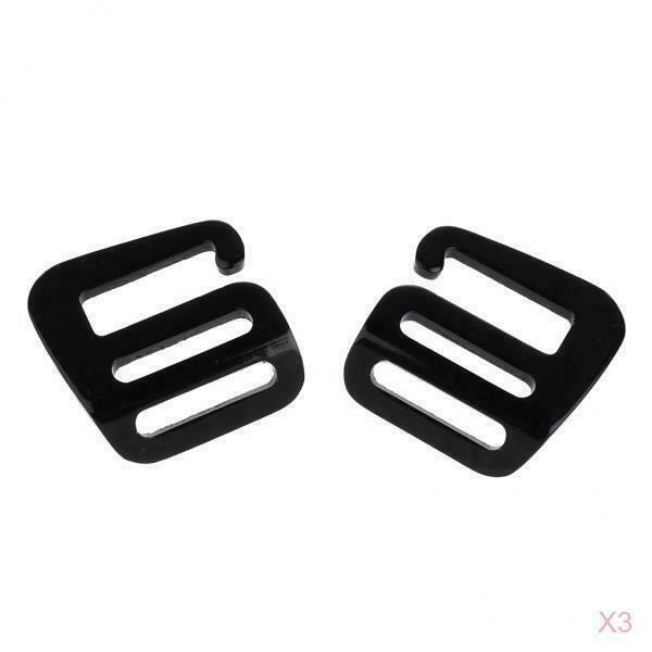 16Pcs 1 inch G Hook Outdoor Webbing Buckle for Backpack Strap 25mm Black