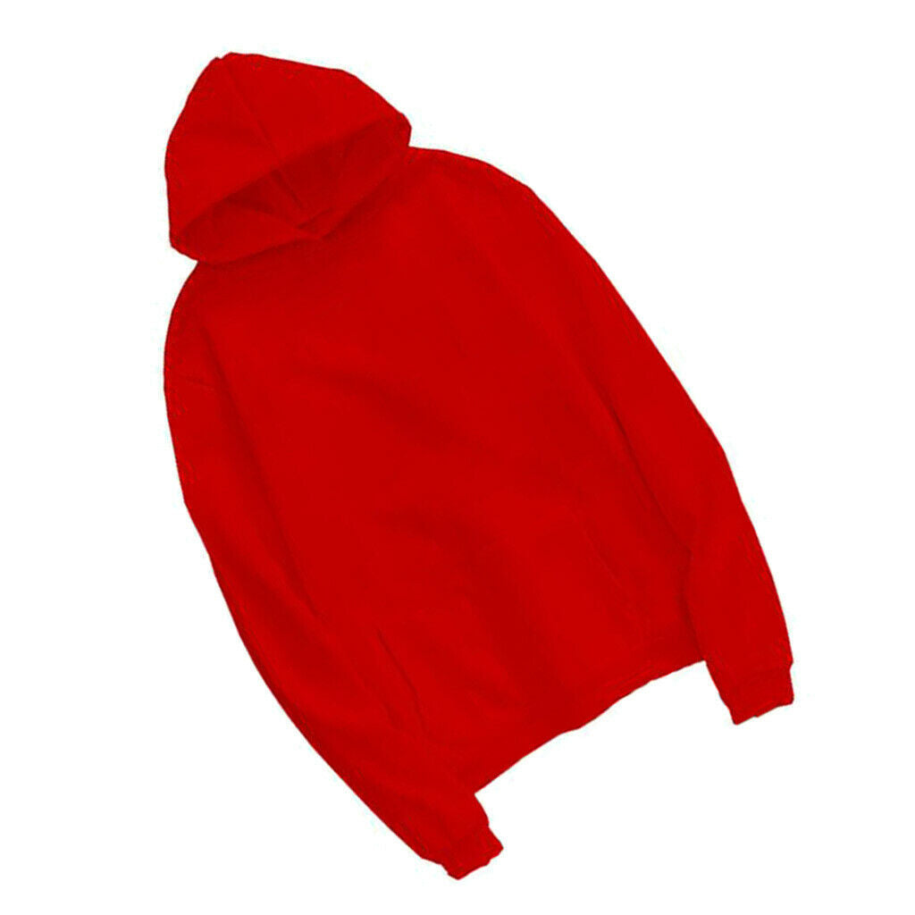 Hooded Fleece Sweatshirt Casual Basic Pullover Sweatshirt for Unisex XL