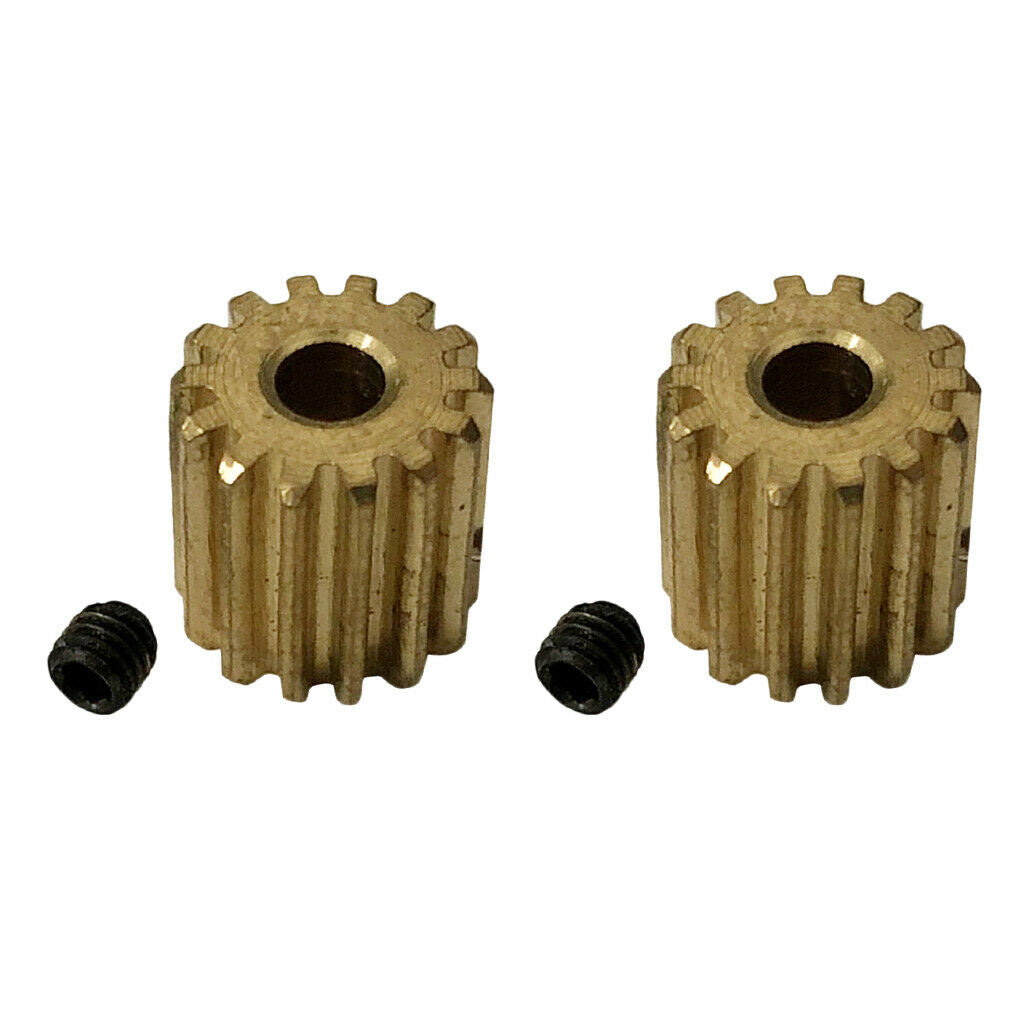 2Pcs Premium RC Cars Gear Metal Motor Gear Set for Xinlehong Q901 Q902 Q903