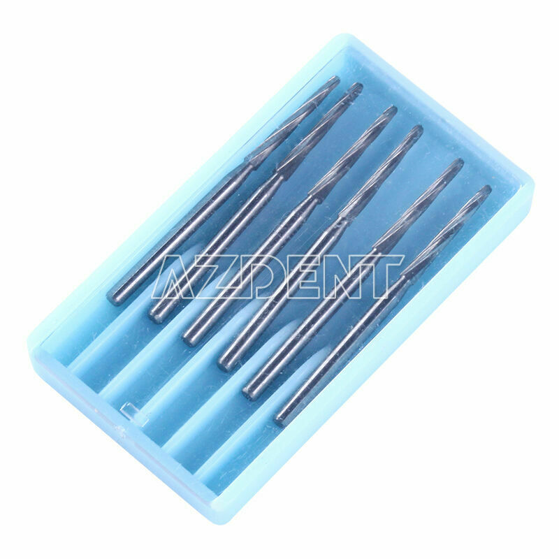 5Packs Dental FG Zekrya Surgical Carbide Cutters Finishing Burs Root Canal 28MM