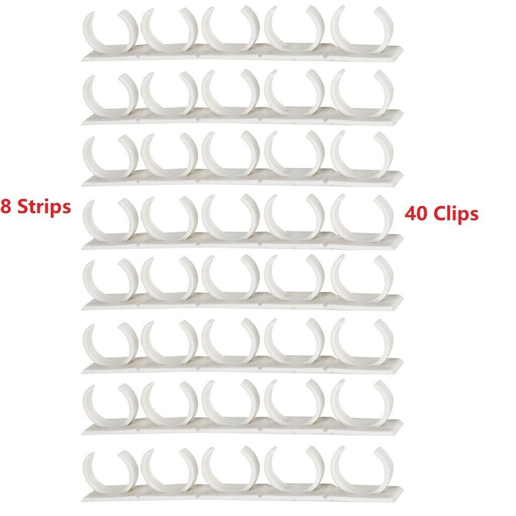 8 Pieces Grip Spice Racks for 20 Spice Jars Kitchen Space Saving Oragnizer
