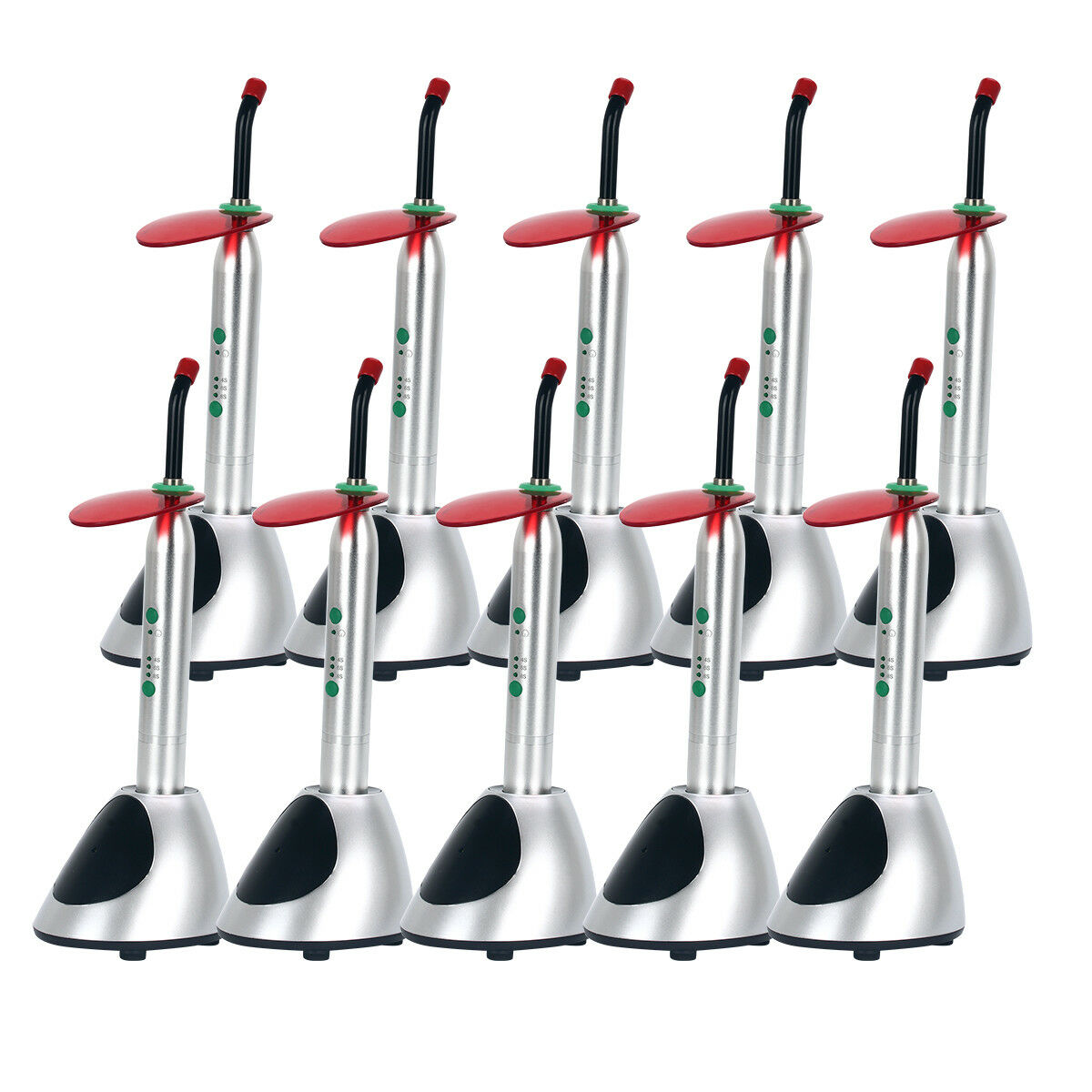 2X Dental Cordless Wireless LED Curing Light Lamp YS-C High Power 2700mw/c㎡