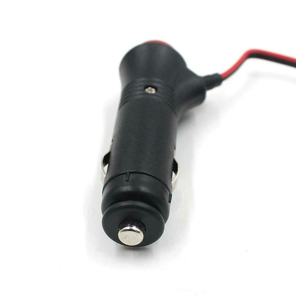 12V 24V Car Motorcycle Cigarette Lighter Socket Plug with Switch 1.5m/4.9ft