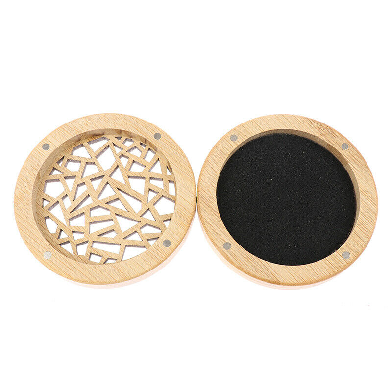 Round Bamboo Incense Burner Coil Incense Burners Incenso Censer Room Deco.l8