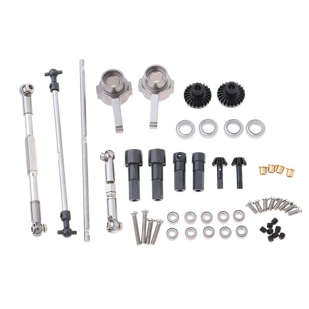 Aluminum Rear Axle Pickups Truck DIY Upgrades for WPL B1 B14 B24 C14 C24 B16 B36