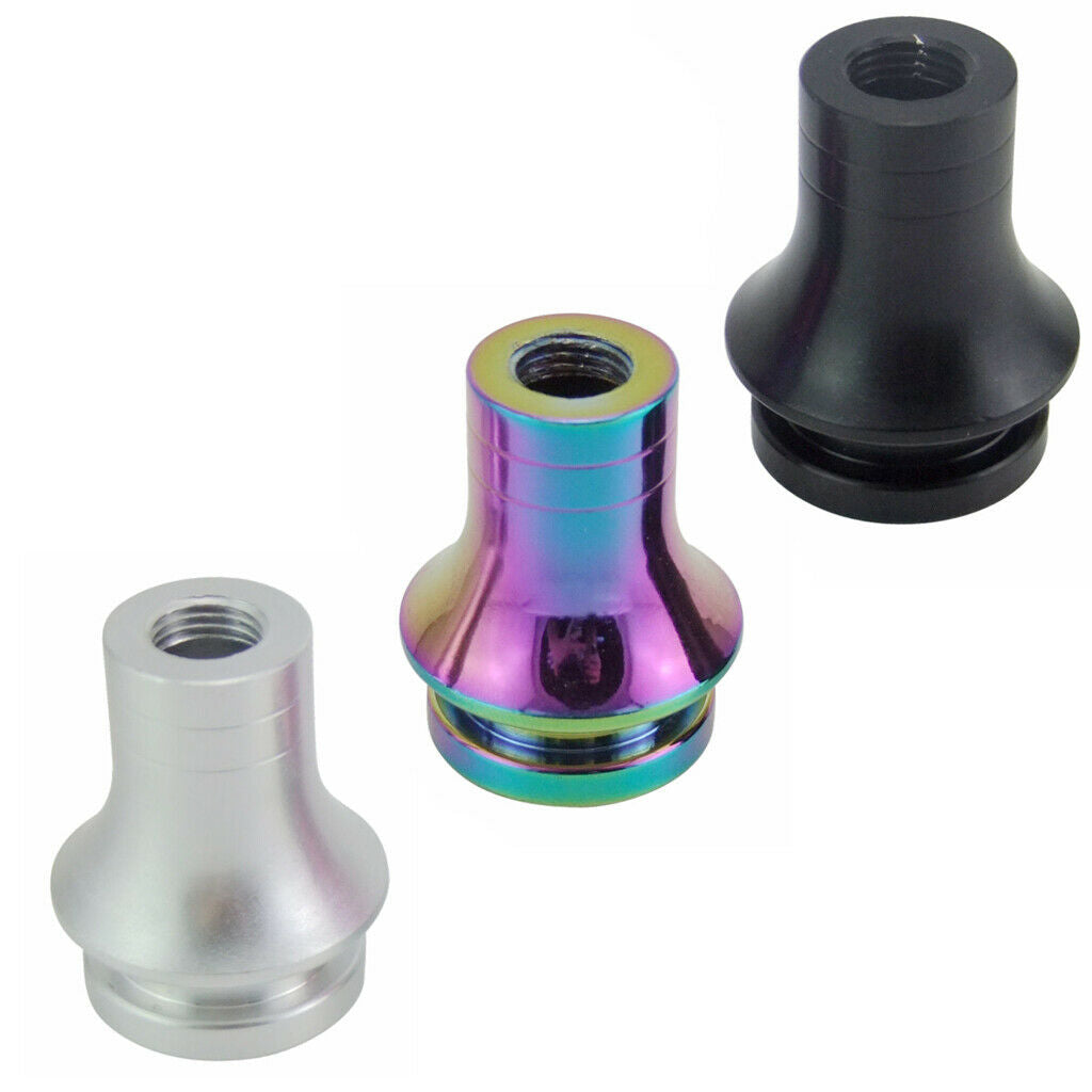 Shift Knob Retainer Adapter for Manual Gear Shifter Lever Black + Multicolor