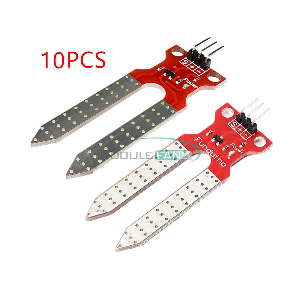 10PCS 3.3/5V Soil Humidity Sensor Module Hygrometer Detection Module for Arduino