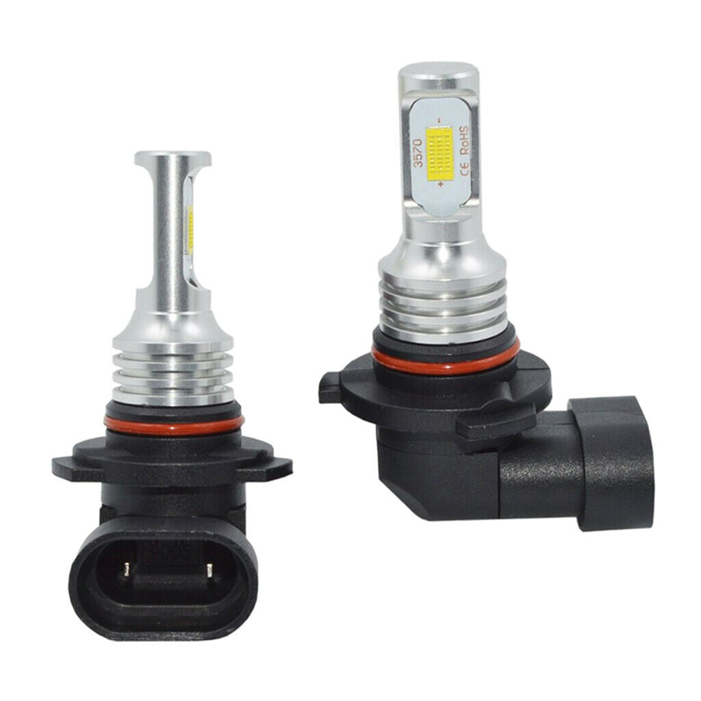 2 Pcs Bright 1700-1800K DC12-24V Vehicle Foglight Headlight Bulbs 9006-3570