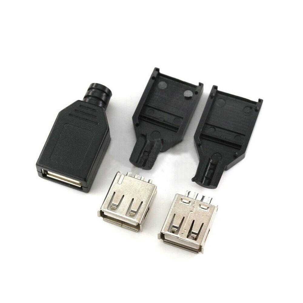 Micro USB 5-Pin Plastic Shell Male Female Connector Port Adapter Solder AC/DC